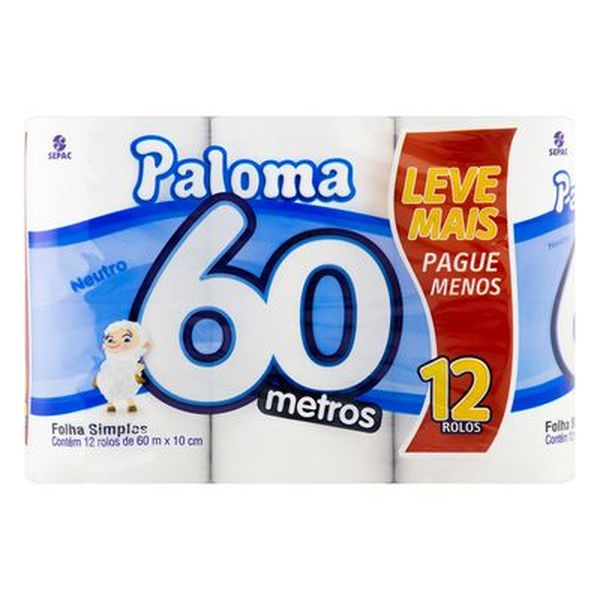 PAPEL HIG.PALOMA FS 60M NEUTRO