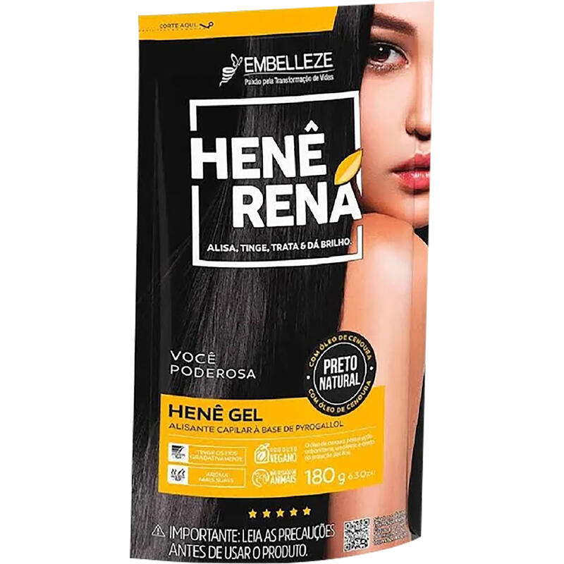 Creme Alisante Rená Henê Gel 180g