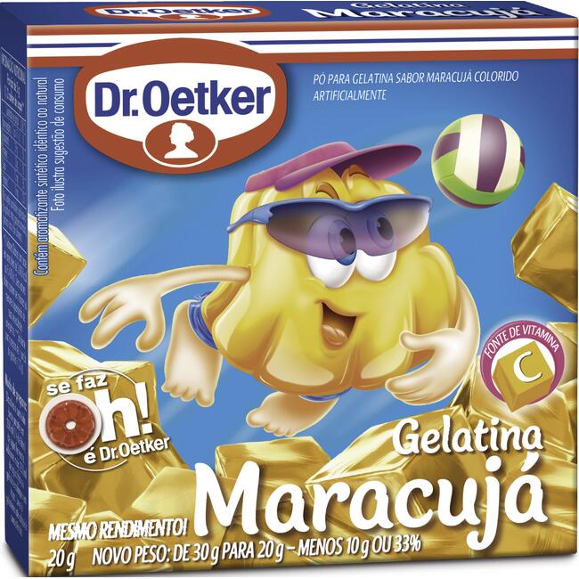 Gelatina Dr. Oetker Maracujá 30g