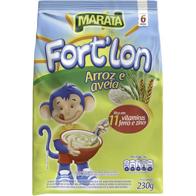Mingau Maratá Fort’lon Arroz e Aveia 230g