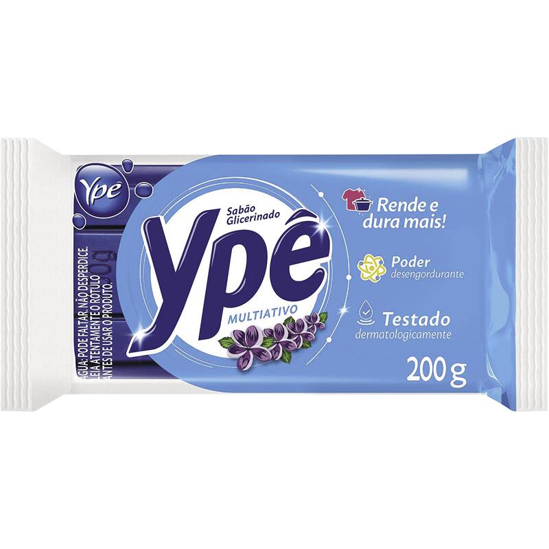 Sabão em Pedaço Ypê Azul Perfumado 200g