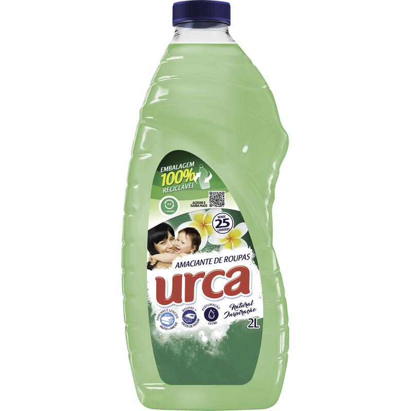 Amaciante de Roupas Urca Natural 2L