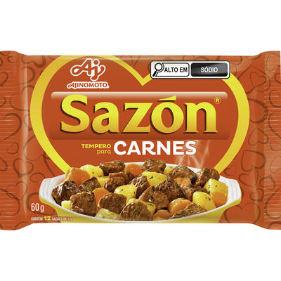 Tempero para carnes SAZON 60g