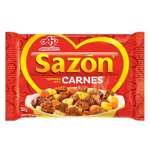 Tempero para carnes SAZON 60g