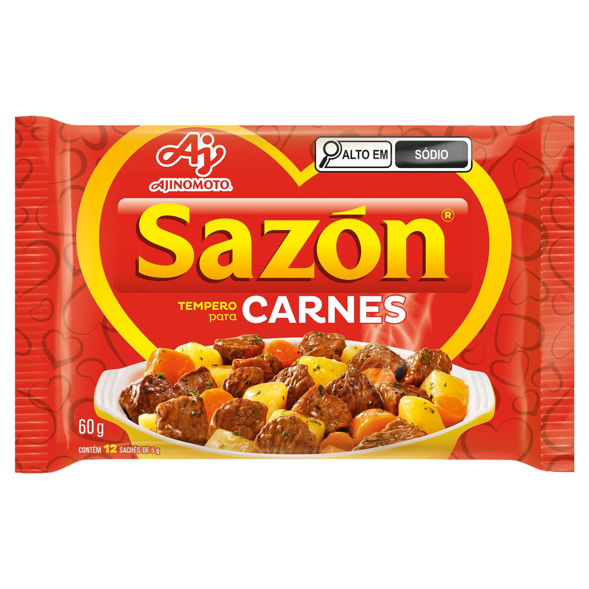 Tempero para carnes SAZON 60g