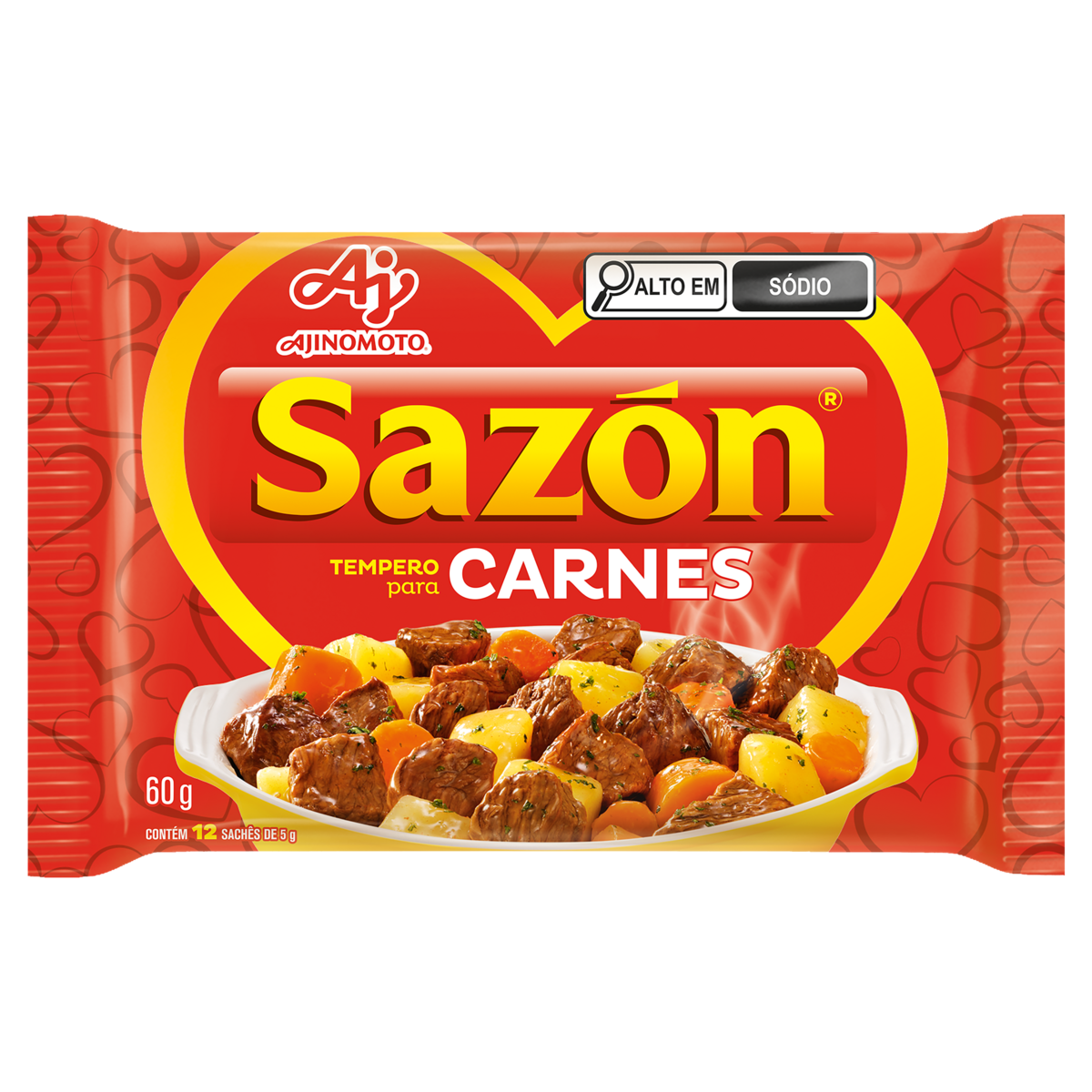 Tempero para carnes SAZON 60g