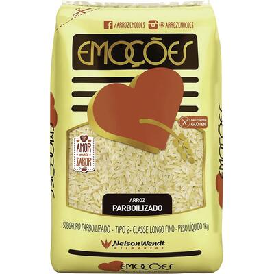 Arroz Emoções Parboilizado Tipo 2 1kg