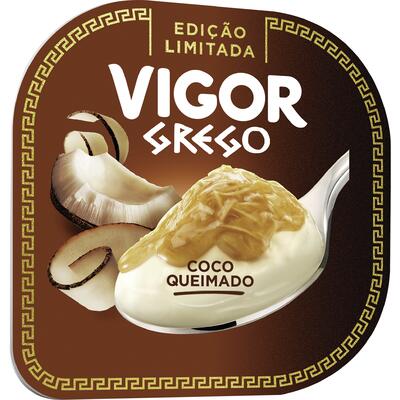 Iogurte Vigor Grego Coco Queimado 100g