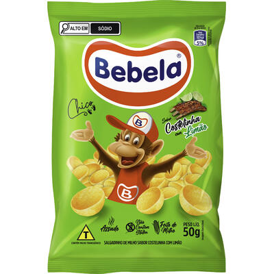 Salgadinho Bebela Costelinha com Limão 50g