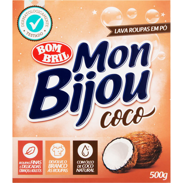 Sabão em Pó Mon Bijou 500g - Coco