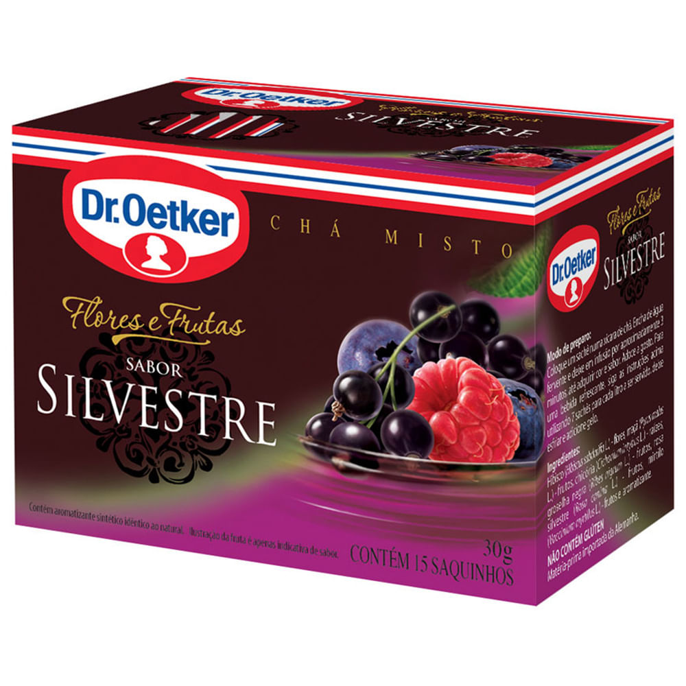 Chá Misto Dr. Oetker Flores e Frutas Silvestres 30g