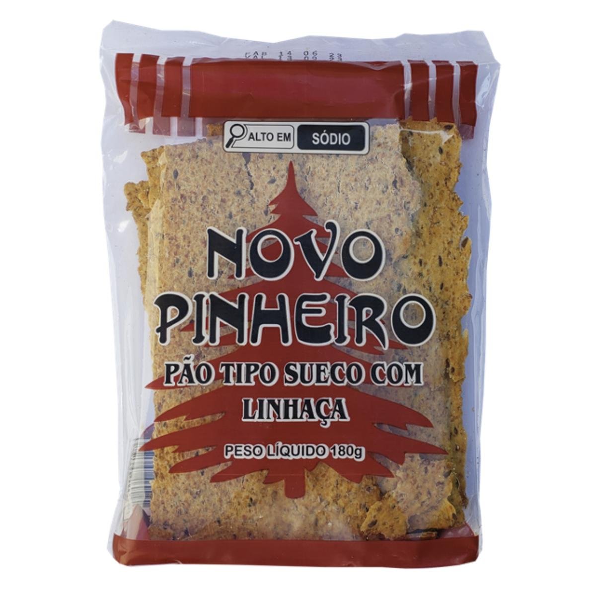 Pão Tipo Sueco com Linhaça Novo Pinheiro 180g