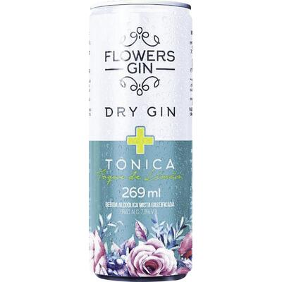 Bebida Gin Tônica Flowers Limão 269ml