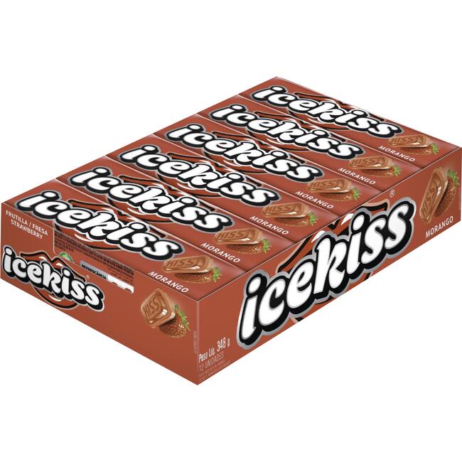 Drops IceKiss Morango 12 un