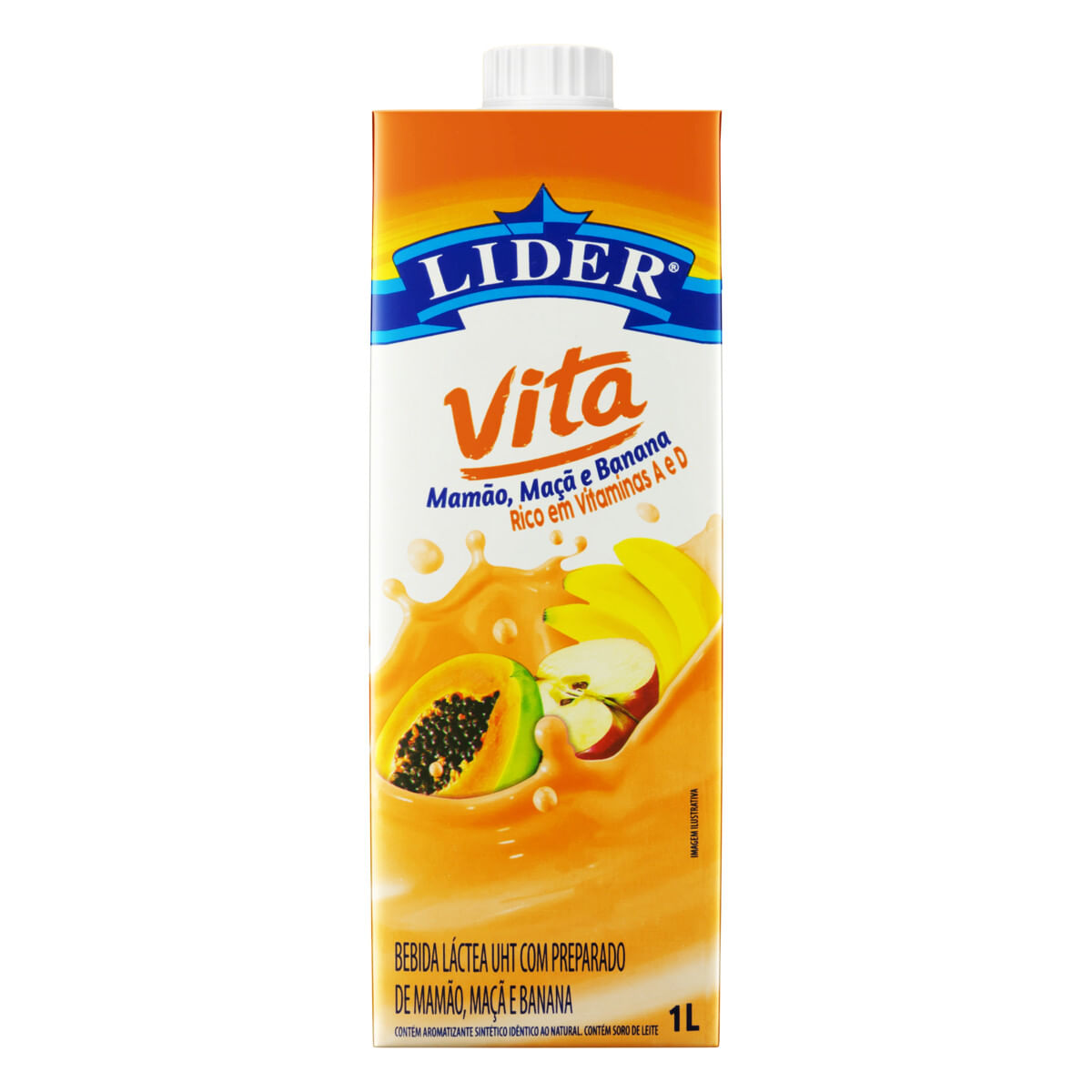 Bebida Láctea Lider Vita 1L