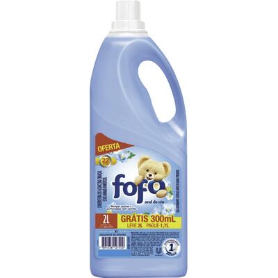 Amaciante para Roupas Fofo Azul 2L