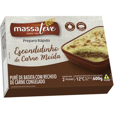 Escondidinho Massa Leve Carne 600g