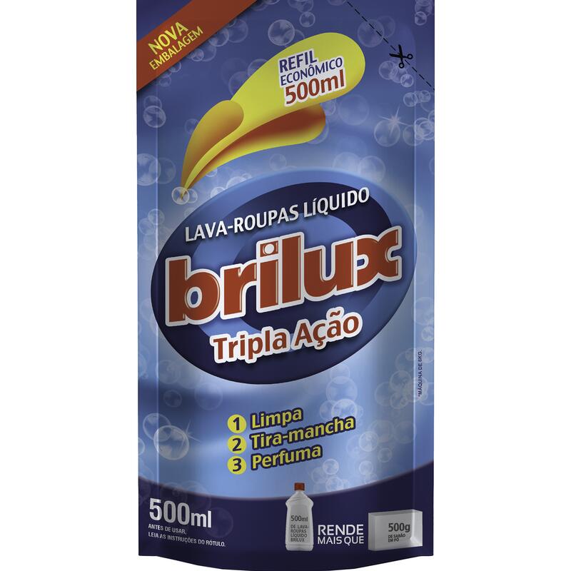 Lava Roupa Líquido Brilux 500ml
