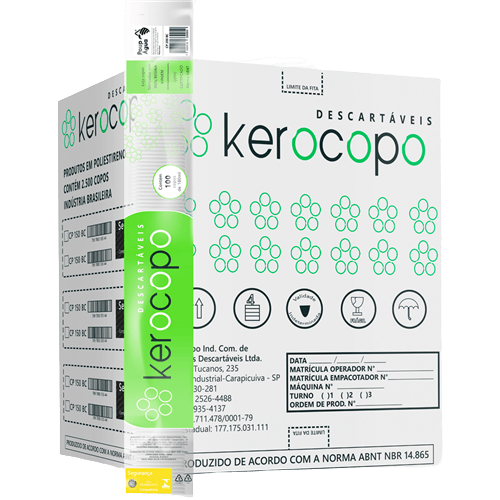 Copo Descartável Kerocopo de 300ml com 100un