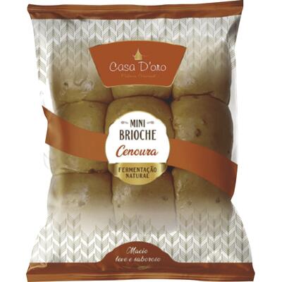 Mini Pão Brioche Santa Edwiges Cenoura 270g