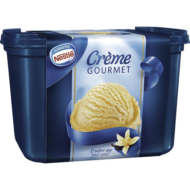 Sorvete Nestlé Gourmet Creme 1,5L