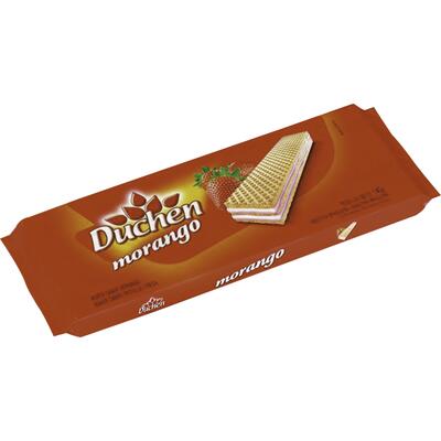 Biscoito Wafer Duchen Morango 140g