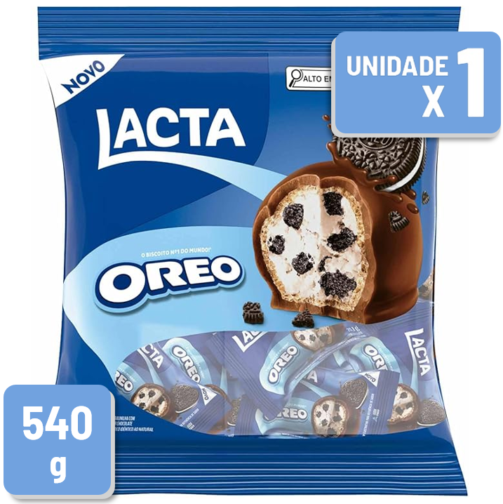 Wafer Oreo Lacta Pacote 540g