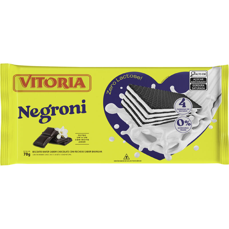 Biscoito Wafer Vitória Negroni 70g