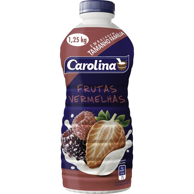 Bebida Láctea Carolina Frutas Vermelhas 1,25kg