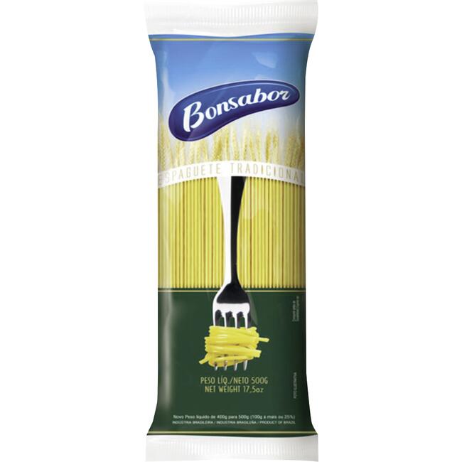 Macarrão Comum Bonsabor Espaguete 500g
