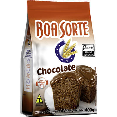 Mistura para Bolo Boa Sorte Chocolate 400g