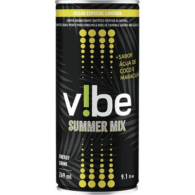 Energético Vibe Summer Mix Maracujá 269ml