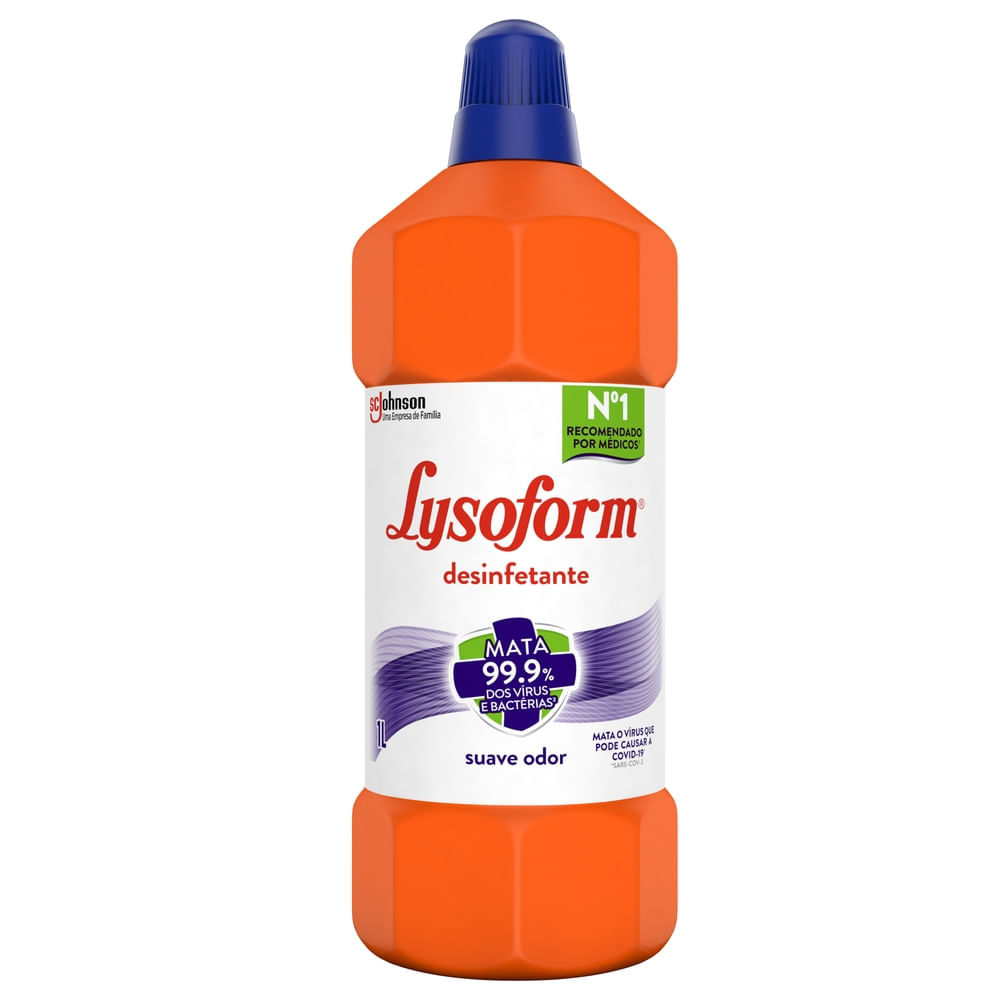 Desinfetante Bruto Suave Odor 1l Lysoform Bruto Suave Odor 1l