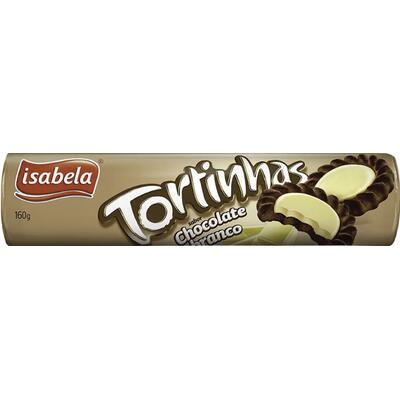 Biscoito Tortinhas Isabela Chocolate Branco 160g