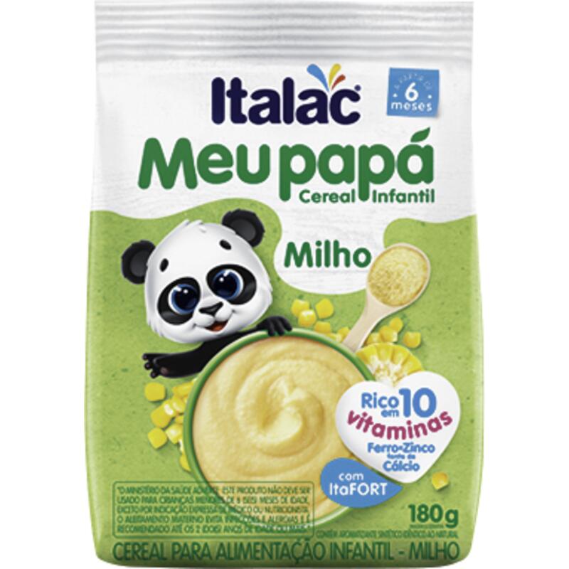 Cereal Meu Papá Italac Milho 180g
