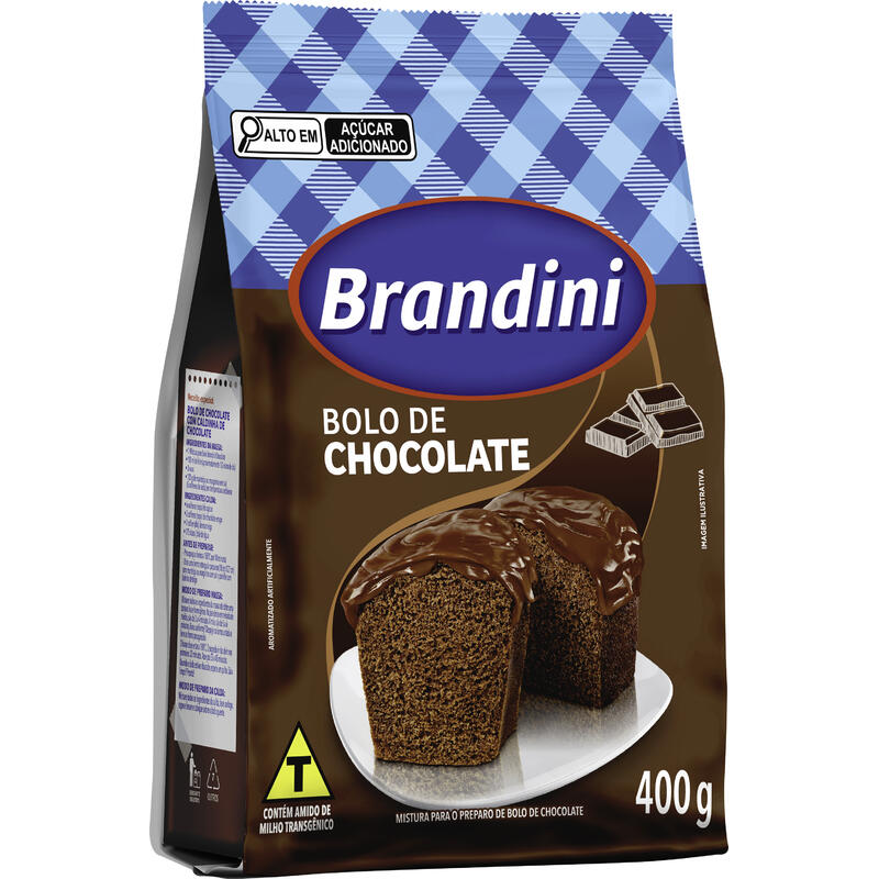 Mistura para Bolo Brandini Chocolate 400g