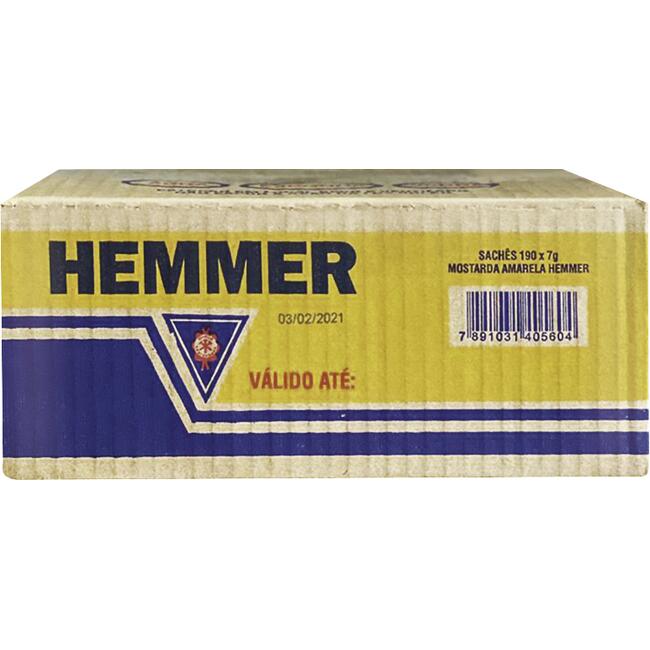 Mostarda Hemmer Minissachê 190x7g