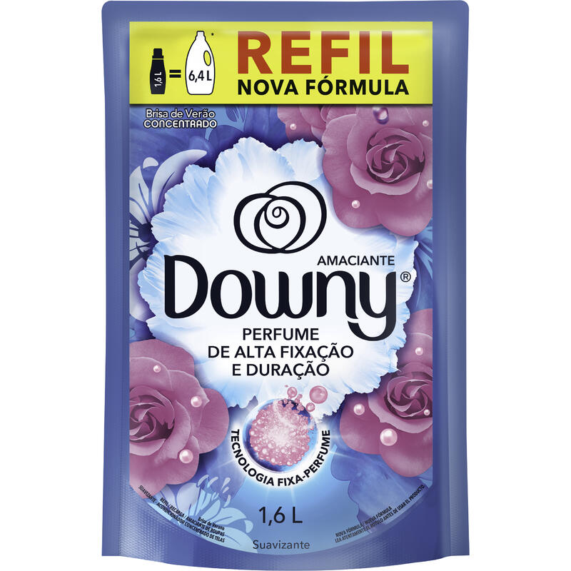 Amaciante Roupas Concentrado Downy Brisa de verão 1,6L