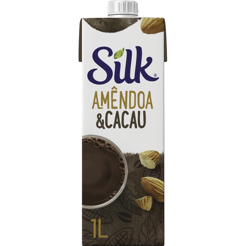 Bebida Vegetal Silk Amêndoa e Cacau 1L