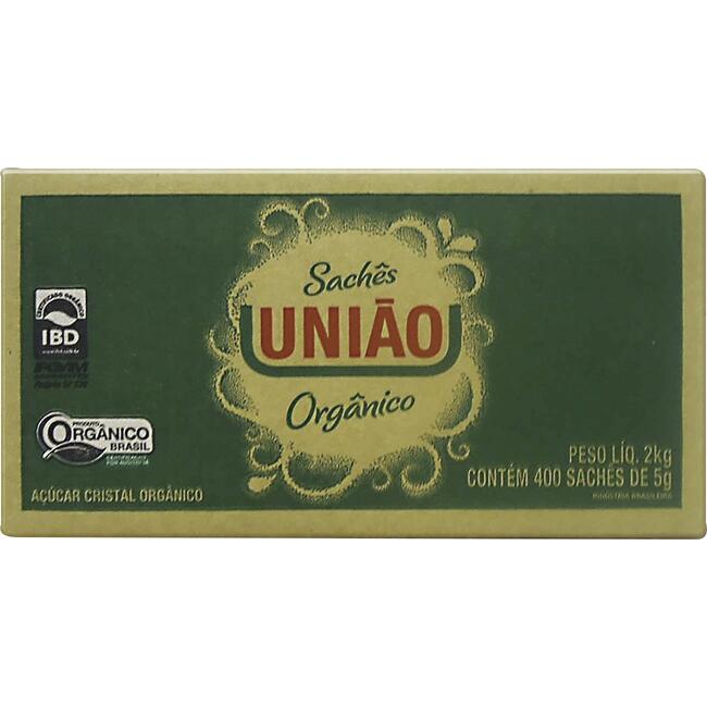 Açúcar Orgânico União Sachê 400x5g