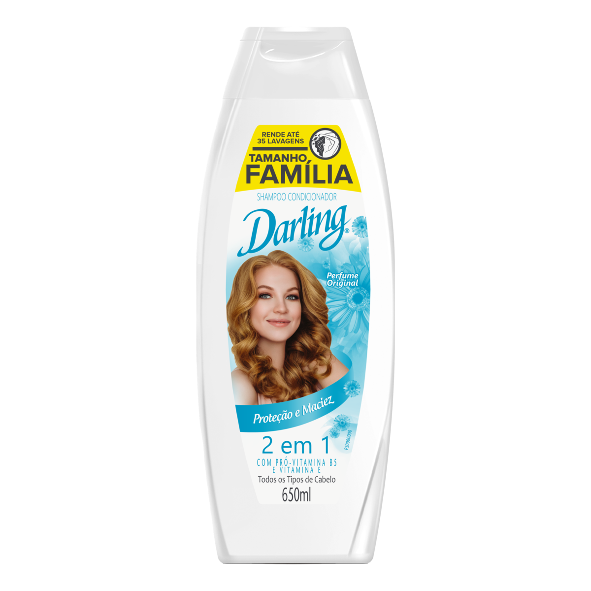 Shampoo  Darling 2 em 1 Original Frasco 650ml