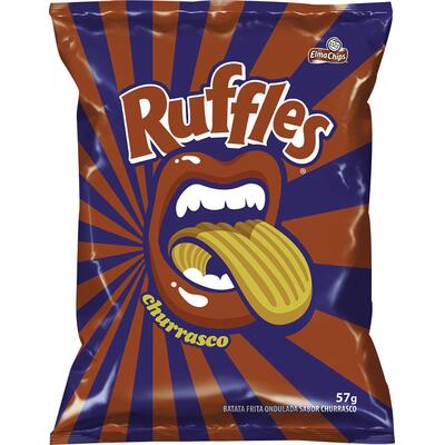 Salgadinho Elma Chips Batata Ruffles Churrasco 57g