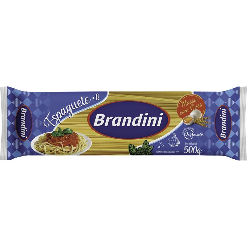 Macarrão com Ovos Brandini Espaguete 500g