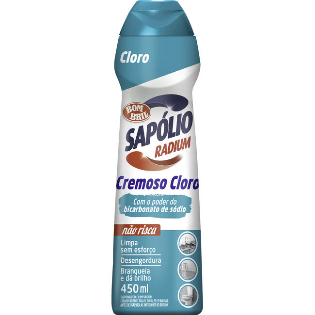 Saponáceo Cremoso Sapólio Radium Squeeze 450ml