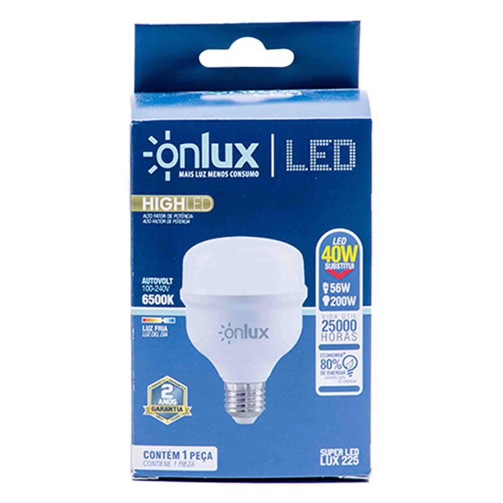 Lâmpada Onlux High Led 40w 6500k Un