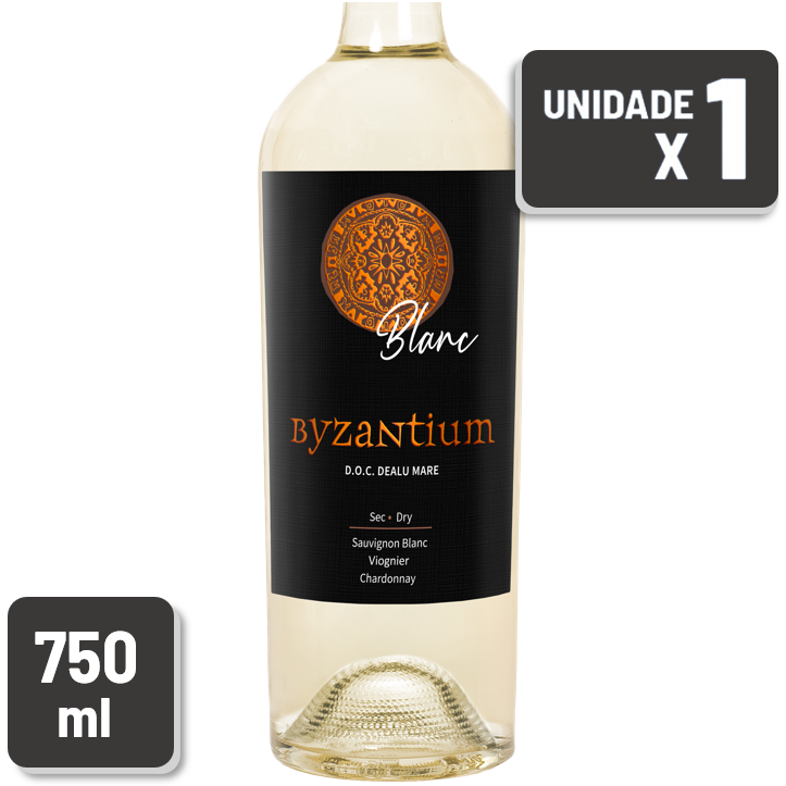 Vinho Byzantium Blanc Garrafa Vidro 750ml