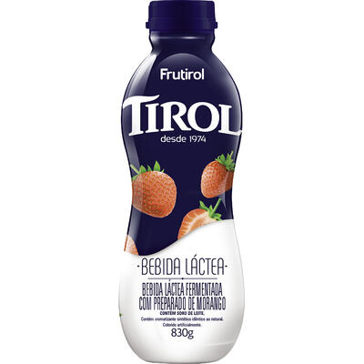 Bebida Láctea Frutirol Morango 830g