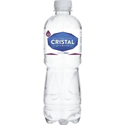 Água Mineral Cristal Select 500ml - Com Gás - Pet