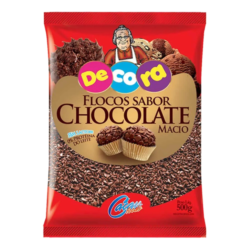 Flocos de Chocolate Dona Jura 500g