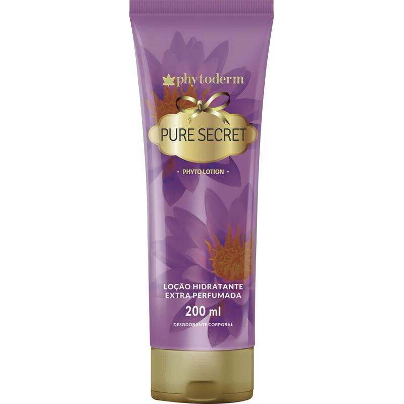 Loção Hidratante Desodorante Phytoderm Pure secret 200ml